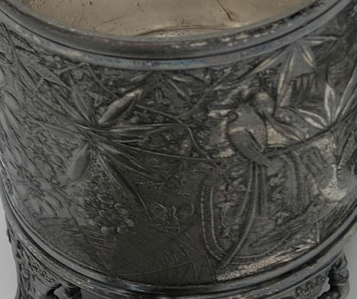Quad. Plate Silver Sugar, Pickle, Biscuit Jar with Lid and Basket handle - Grannies Garage