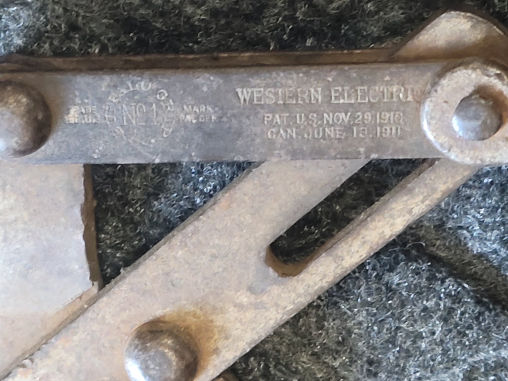 Antique Rope Block and Tackle Western Electric double pulley system with chain - Grannies Garage