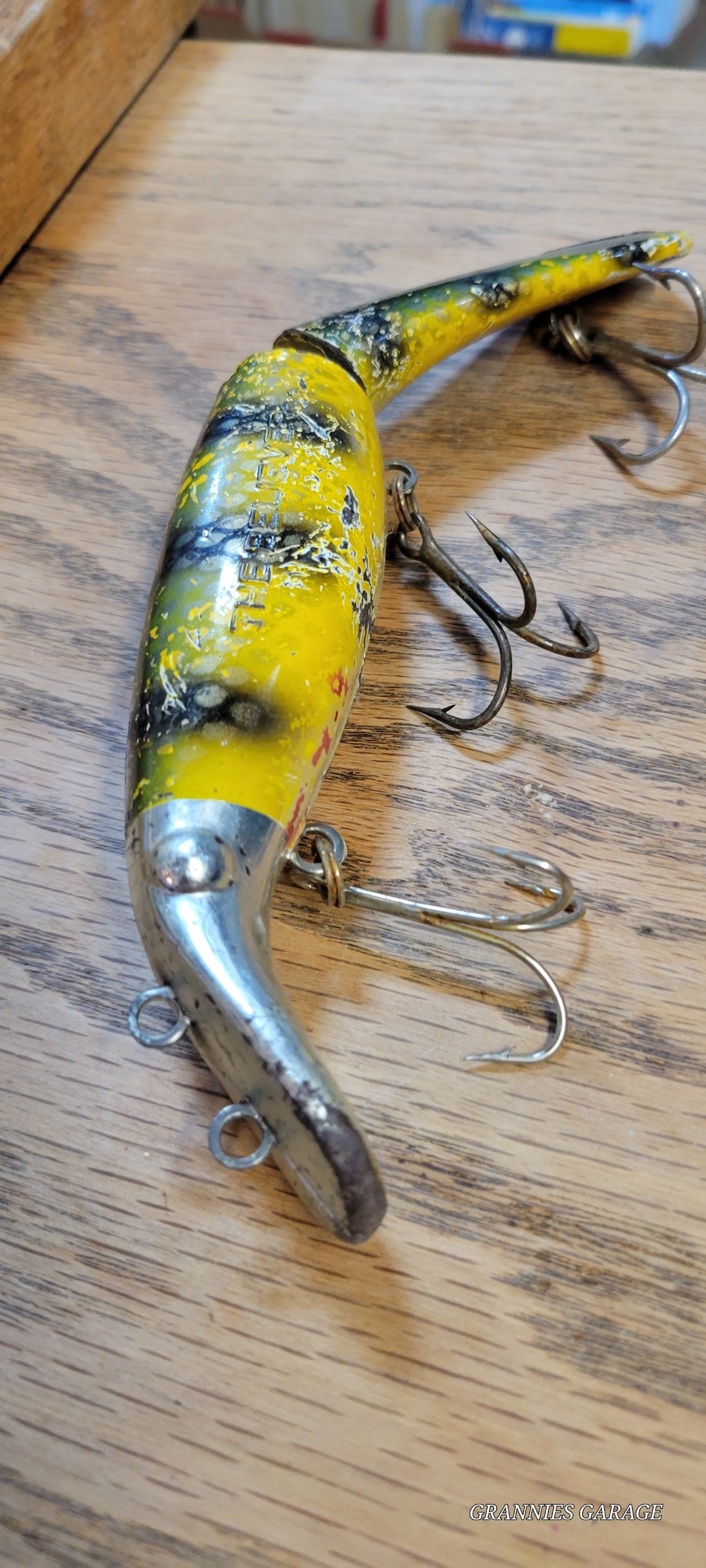 Drifter Tackle Company: The BELIEVER- MUSKIE-SALMON-LAKE TROUT-PIKE LURE 8" - Grannies Garage