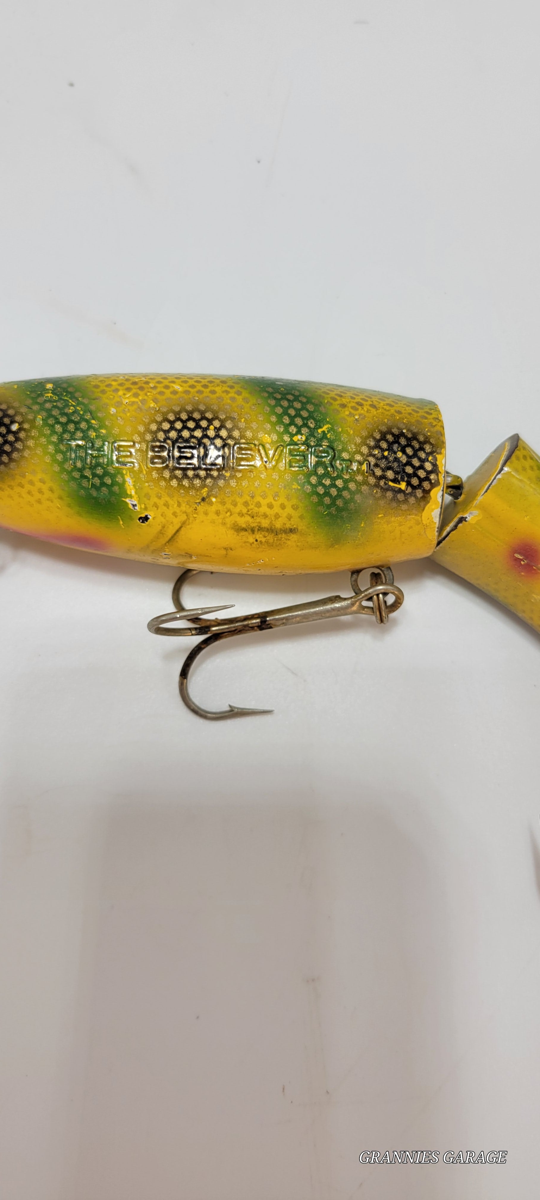 Drifter Tackle Company: The BELIEVER- MUSKIE-SALMON-LAKE TROUT-PIKE LURE 8" - Grannies Garage