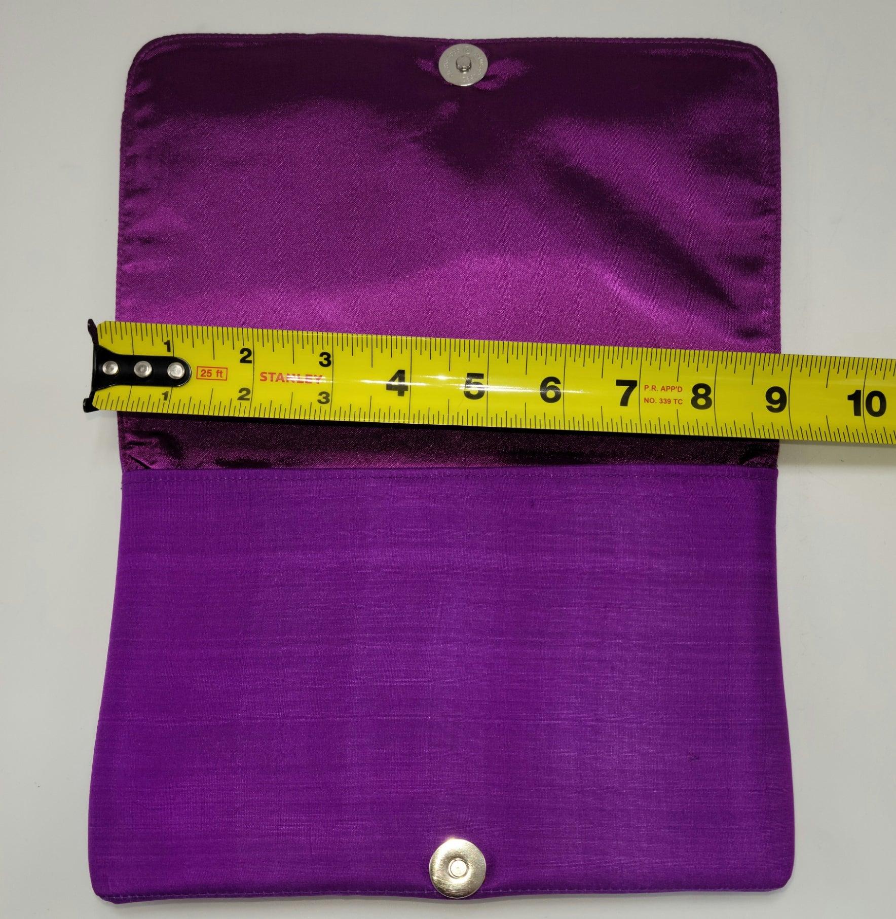 Shiraleah Ellen clutch purse magenta - Grannies Garage