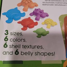 Game - Tactile Turtles Math Activity Set NEW includes 20 activities - Grannies Garage