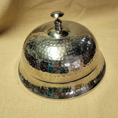 Table Top Bell Silver - Grannies Garage