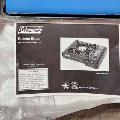 Sports - Coleman Camping Grill Butane Stove - Grannies Garage