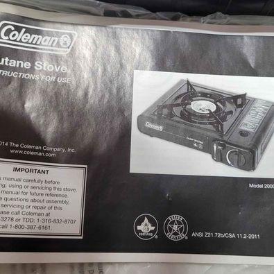 Sports - Coleman Camping Grill Butane Stove - Grannies Garage