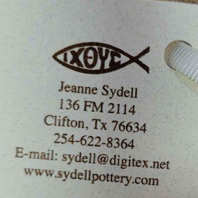 Cross - Sydell Pottery "Child of God" Cross NEW! - Grannies Garage