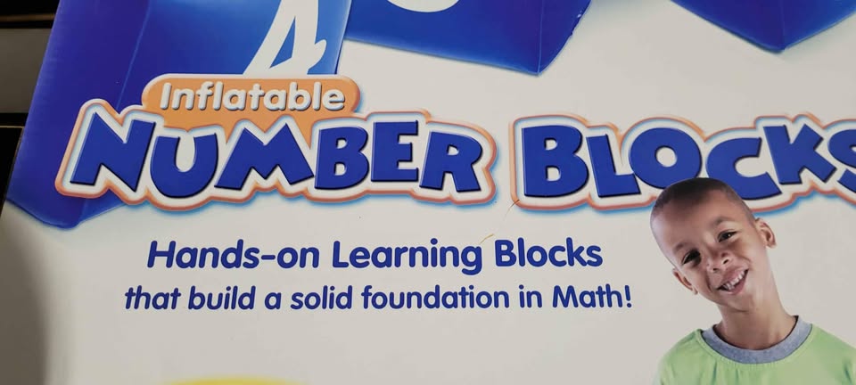 Game - Inflatable number blocks NEW - - Grannies Garage