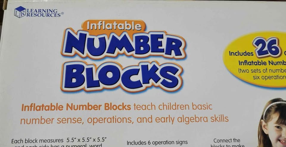 Game - Inflatable number blocks NEW - - Grannies Garage