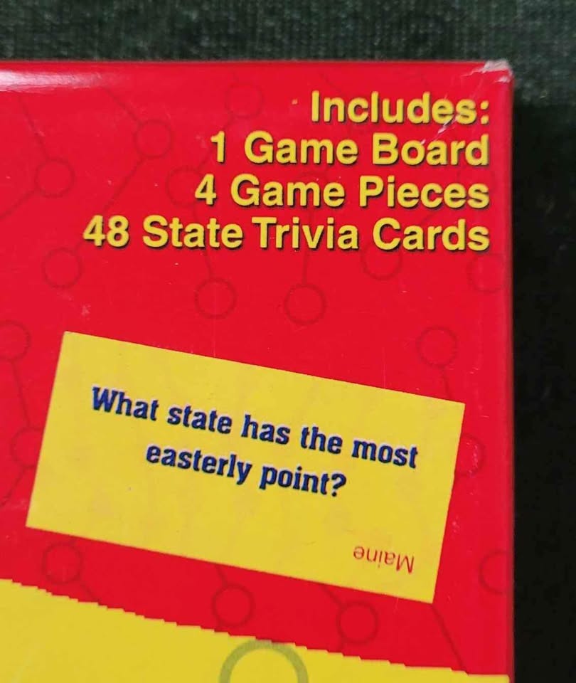 Game - New The Amazing Race, State Trivia Game - Grannies Garage