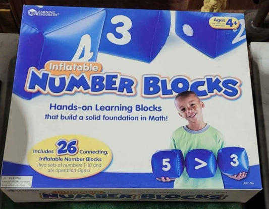 Game - Inflatable number blocks NEW - - Grannies Garage