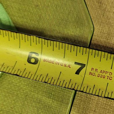 Kitchen - Green Depression Glass Plate - Grannies Garage