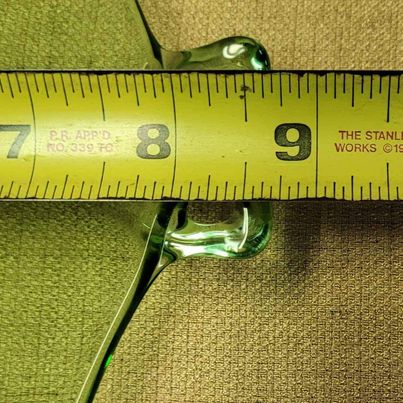 Kitchen - Green Depression Glass Plate - Grannies Garage