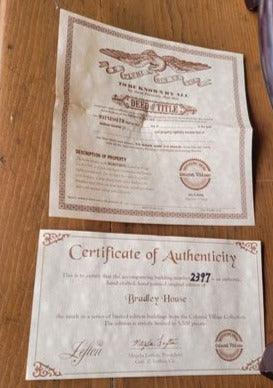 Collectible - Lefton Bradley House 1999 Edition - Grannies Garage