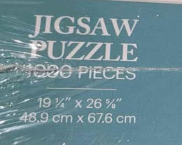 Puzzle - NEW 1000 Piece New York Company "Gourmet Peach" Jigsaw Puzzle - Grannies Garage