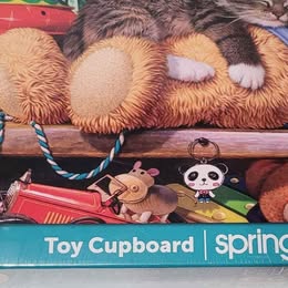 Puzzle - NEW 1000 Piece Toy Cupboard Jigsaw Puzzle - Grannies Garage
