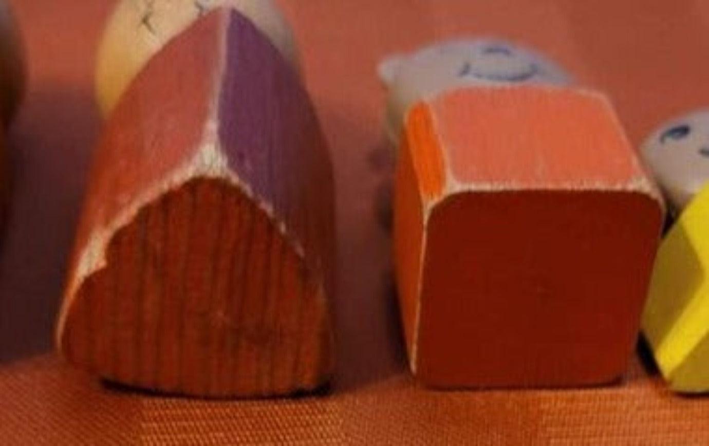 Vintage - Fisher Price shape wood People - Collectible - Grannies Garage