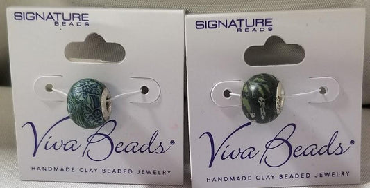 Jewelry - Viva Beads Polymer Clay Bead Midnite Mist Series - Grannies Garage