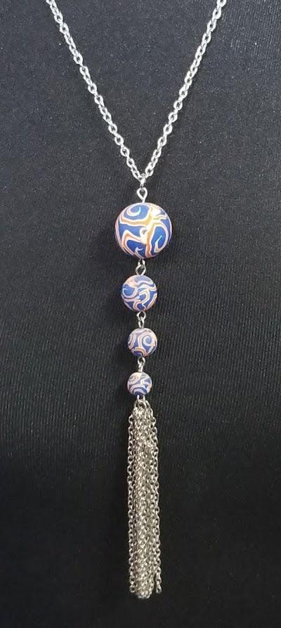 Jewelry - 4 Bead Pendent with Tassel Necklace - Choice of Viva Beads Colors - Limited Quantities - Grannies Garage