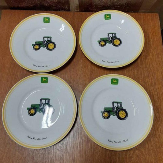 Collectible - John Deere 9" Dinner Plates set of 4 - Grannies Garage