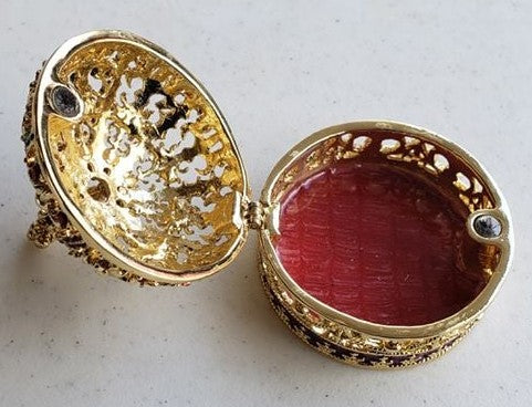 Jewelry Round Crown Trinket Box