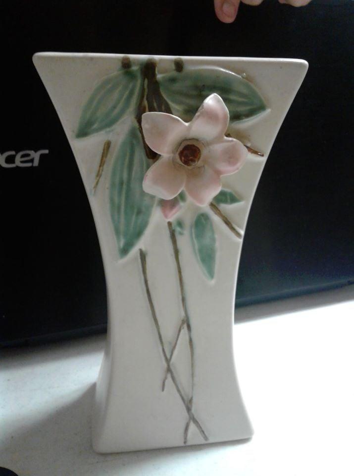 Vintage - Antique Mccoy Vase- Blossom Time - Grannies Garage