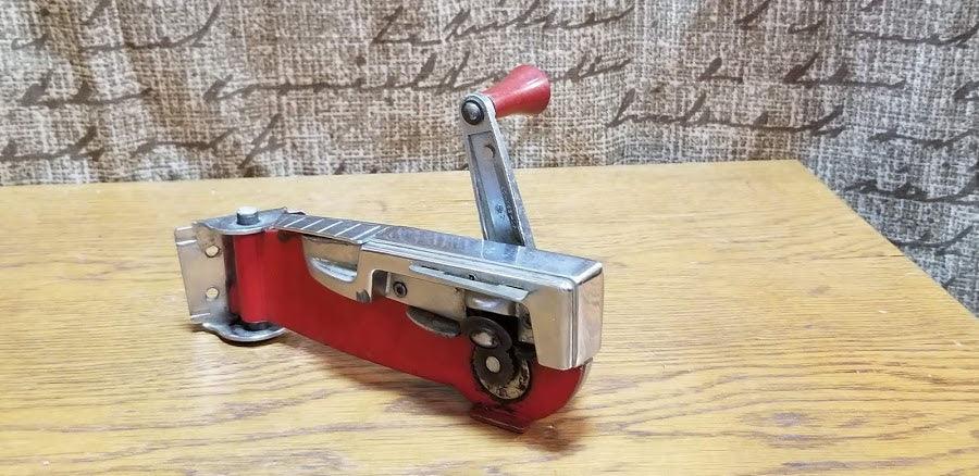 Antique Red Can Opener - Grannies Garage