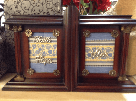 Bookends - Faith, Hope, Love Bookends - Grannies Garage