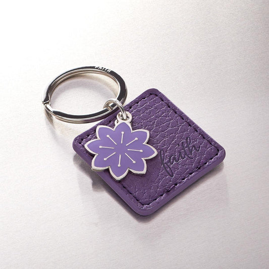 Keyring - Purple Faith - Grannies Garage