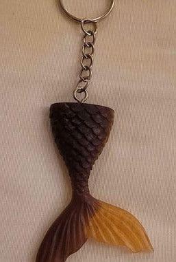 Jewelry - Mermaid Tail Epoxy Resin Keychain - Choice of Colors - Limited Quantities - Grannies Garage