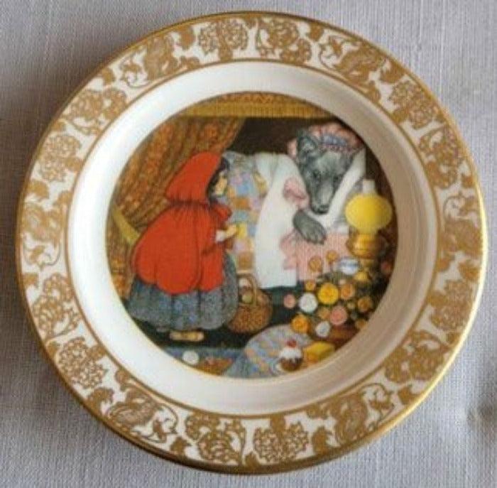 Antique 20 nursery rhyme plates - Grannies Garage