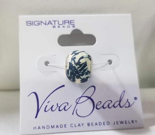 Jewelry - Viva Beads Polymer Clay Bead Dutch Blue Series - Grannies Garage