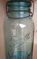 Antique - Kitchen #8- 2 quart ball jar - Grannies Garage