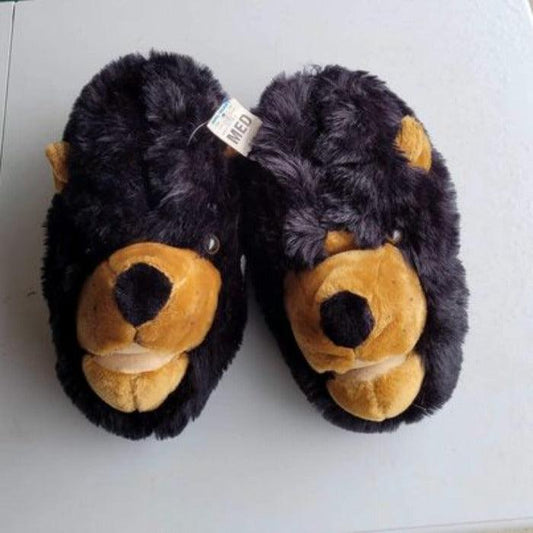 Bear Slippers-Size Kids Med - Grannies Garage