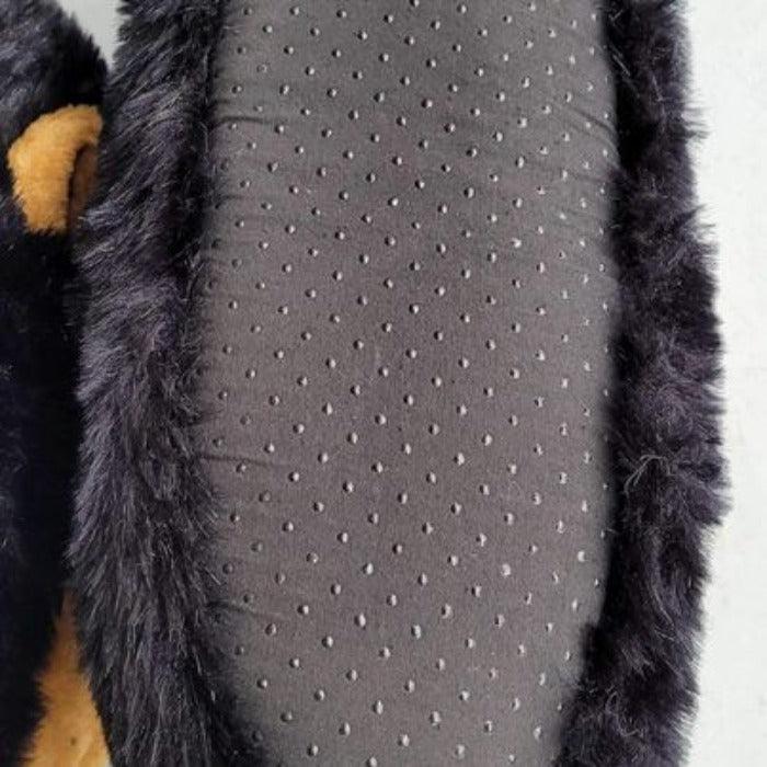 Bear Slippers-Size Kids Med - Grannies Garage