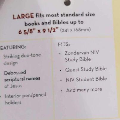 Religion - Jesus Leather Bible Cover - Grannies Garage