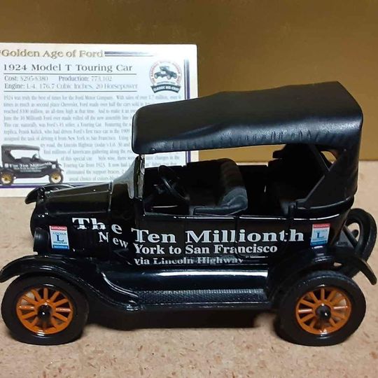 Classic Car - 1924 Model T. The ten millionth  Ford model car