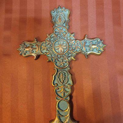 Cross - Decorative rugged cross NEW!- Store Sample - Grannies Garage