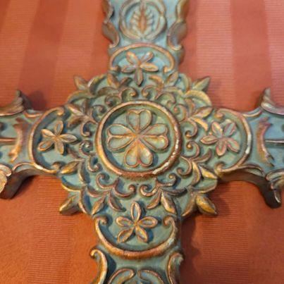 Cross - Decorative rugged cross NEW!- Store Sample - Grannies Garage