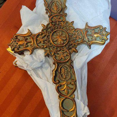 Cross - Decorative rugged cross NEW!- Store Sample - Grannies Garage