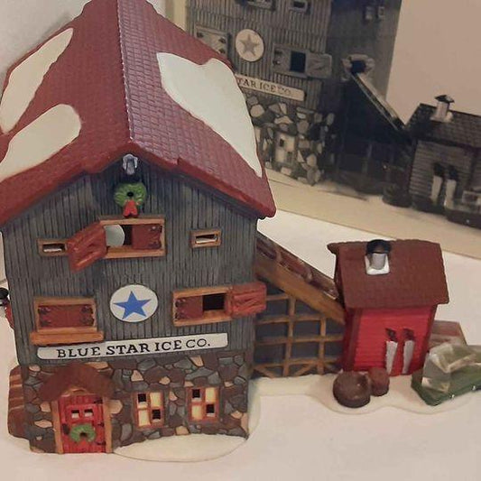 Collectible - Department 56 Blue Star Ice Co - Grannies Garage