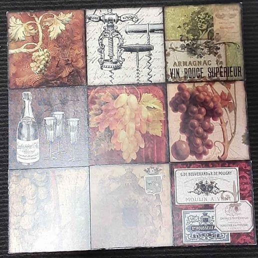 Wall Art - Frameless Art- Wine Beverage - Grannies Garage