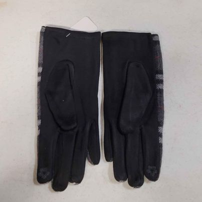 Accessories Black White Gloves New