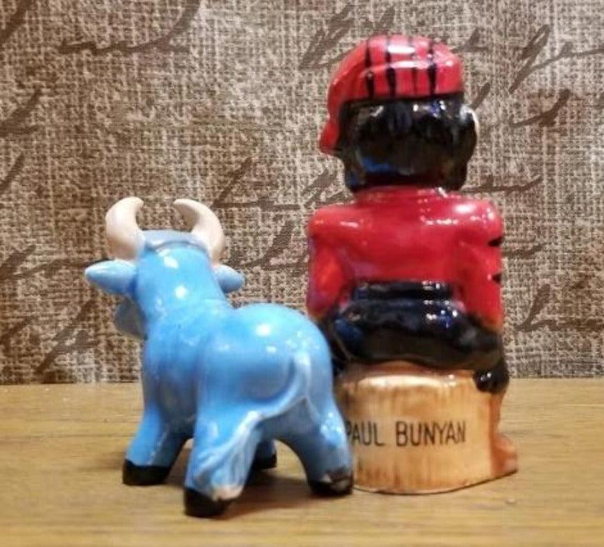 Salt Pepper - Paul Bunyan and Ox Salt and Pepper - Grannies Garage
