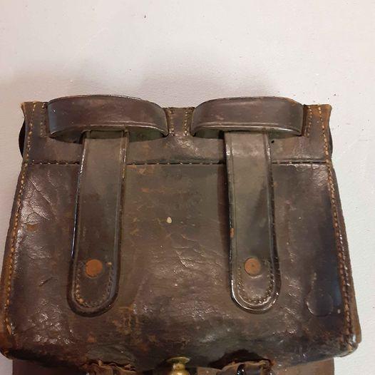 Vintage - Ammo Bag / Cartridge Box Leather US Military - Grannies Garage