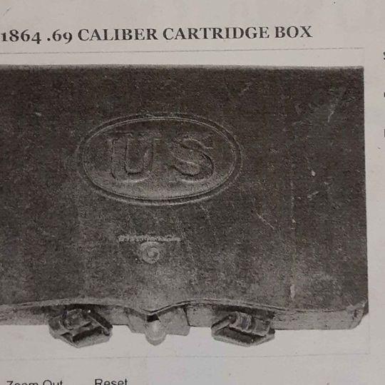 Vintage - Ammo Bag / Cartridge Box Leather US Military - Grannies Garage