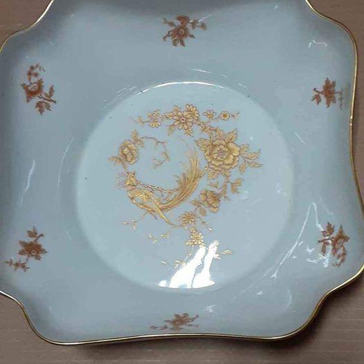 Vintage - Exclusivite Chamart limoges Bird of Paradise bowl - Grannies Garage