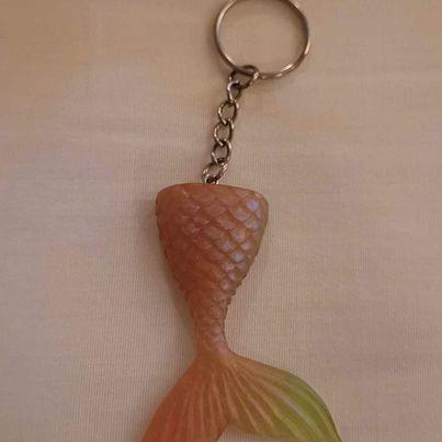Jewelry - Mermaid Tail Epoxy Resin Keychain - Choice of Colors - Limited Quantities - Grannies Garage