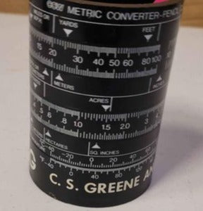 Tools - Metric Converter cup C.S. Greene Advertising