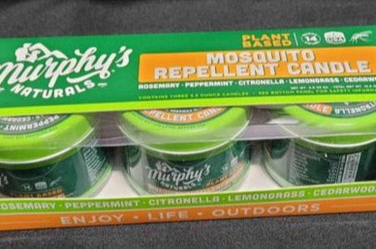 NEW - Murphy's Natural Mosquito Repellent set of 3 Candles - Grannies Garage