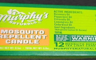 NEW - Murphy's Natural Mosquito Repellent set 12 tealightd - Grannies Garage